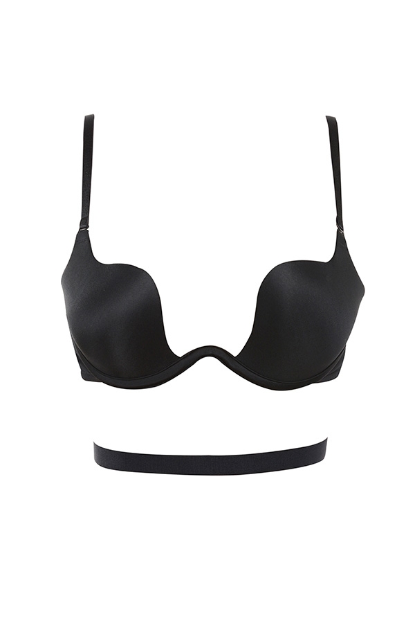 U Bra-Multi Position Adjustable Bra - Black