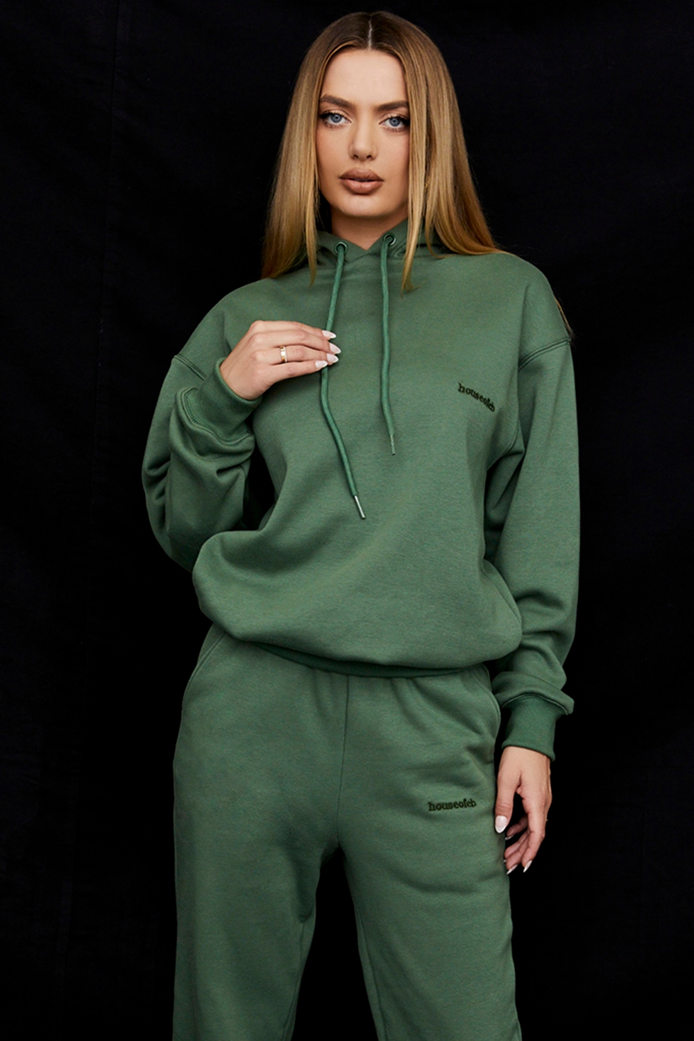Halo-Moss Oversized Hoodie
