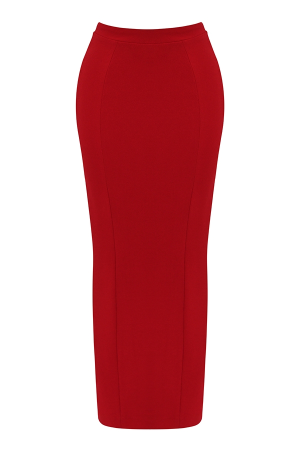 Nayara-Red Rose Maxi Skirt