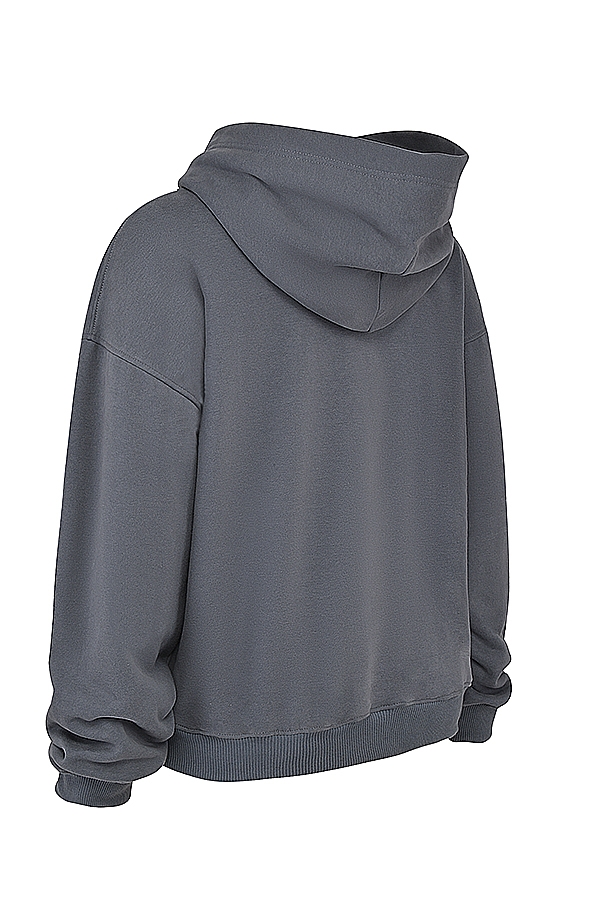 Mirage-Slate Zip Through Hoodie