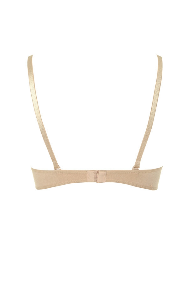 Deep V Bra for Low Cut Dresses - Beige