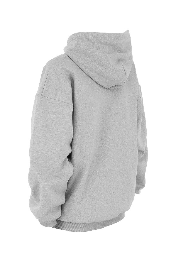 Halo-Grey Oversized Hoodie