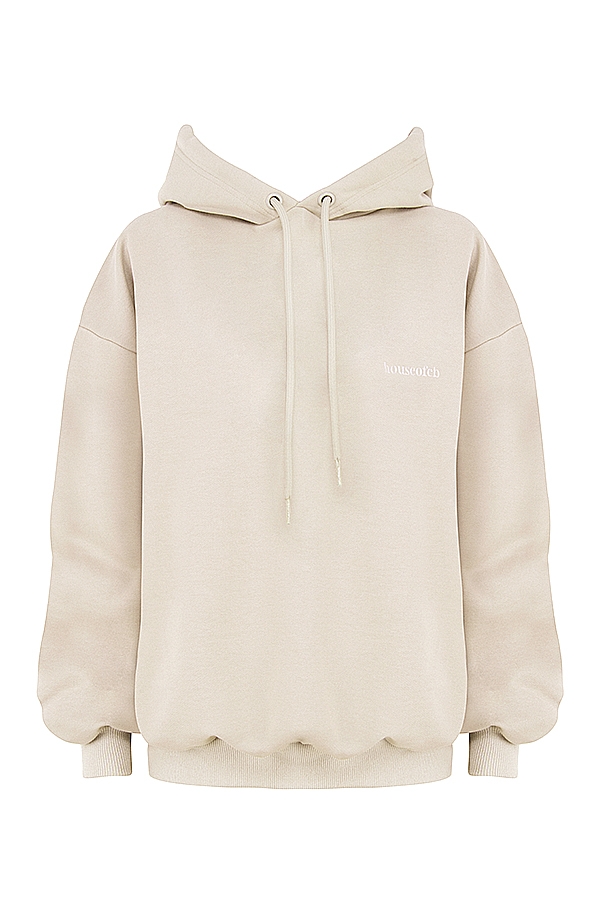 Halo-Oatmeal Oversized Hoodie