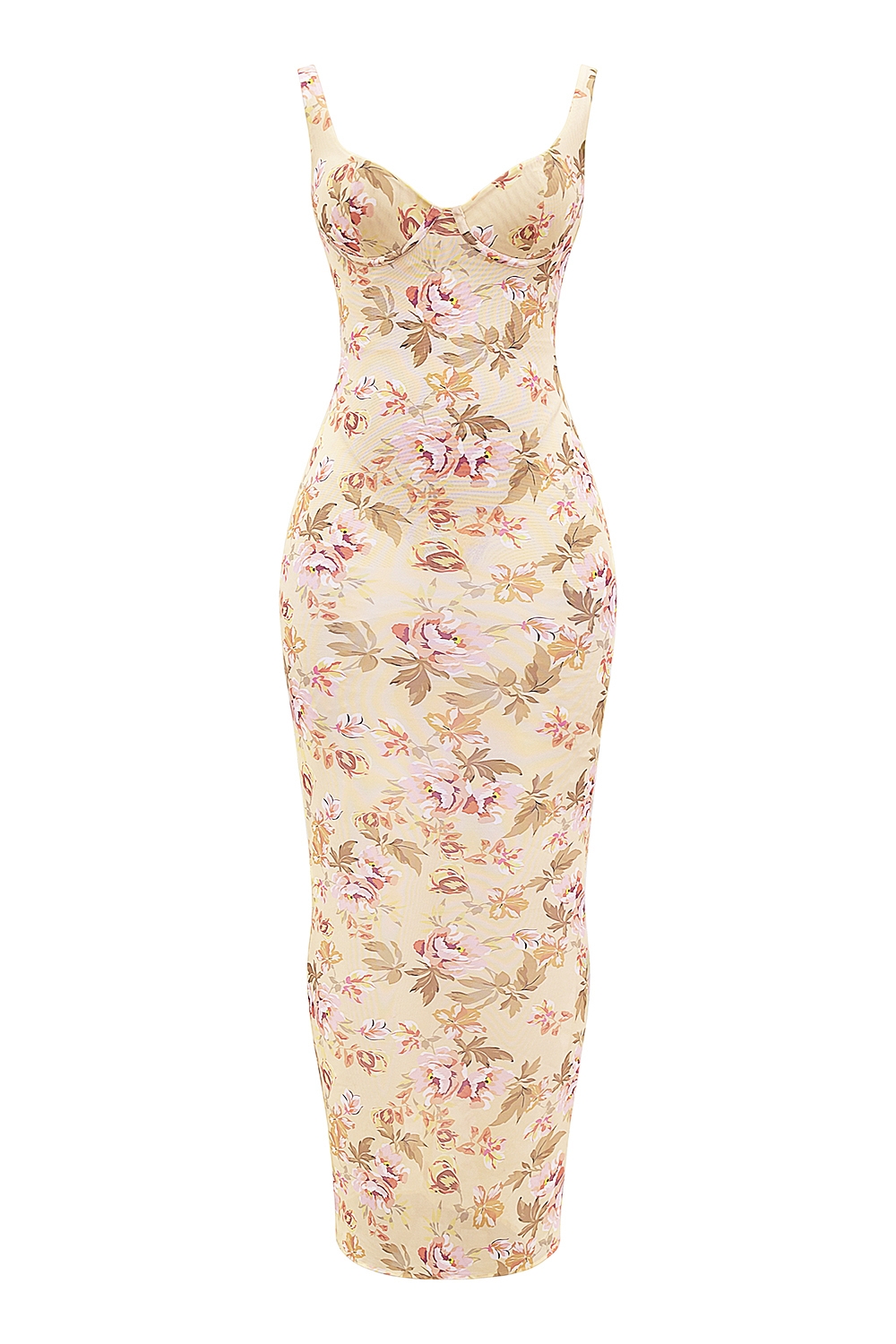 Robina-Honeyflower Print Maxi Dress