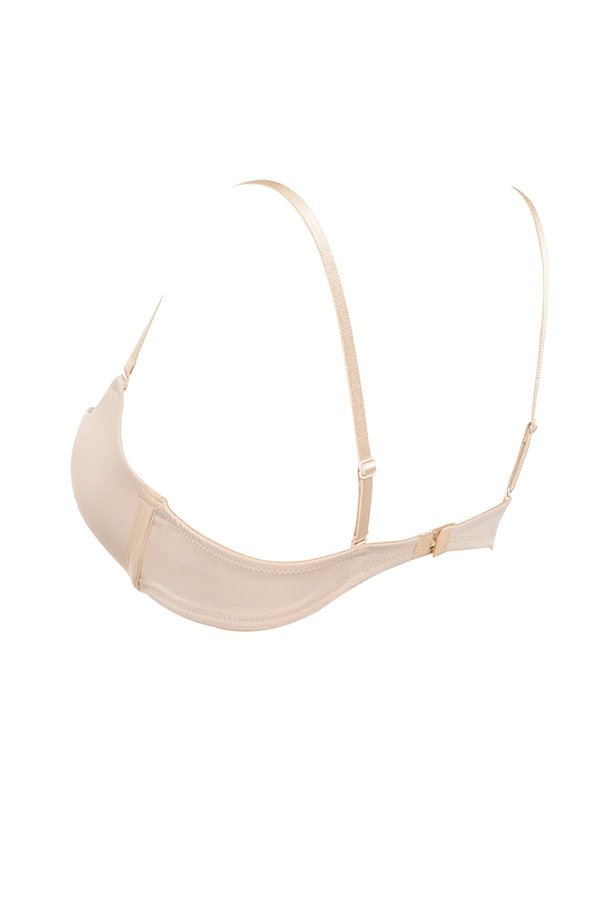 U Bra-Multi Position Adjustable Bra - Beige