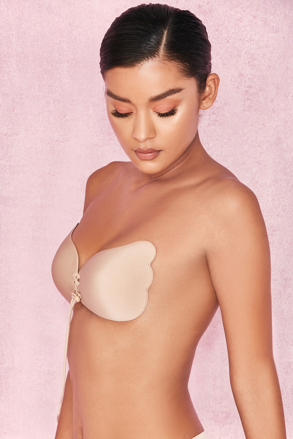 Ultra-Push Up Invisible Bra - Beige