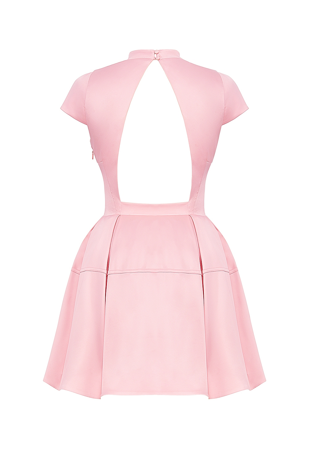 Saida-Parisian Pink Backless Mini Dress - SALE
