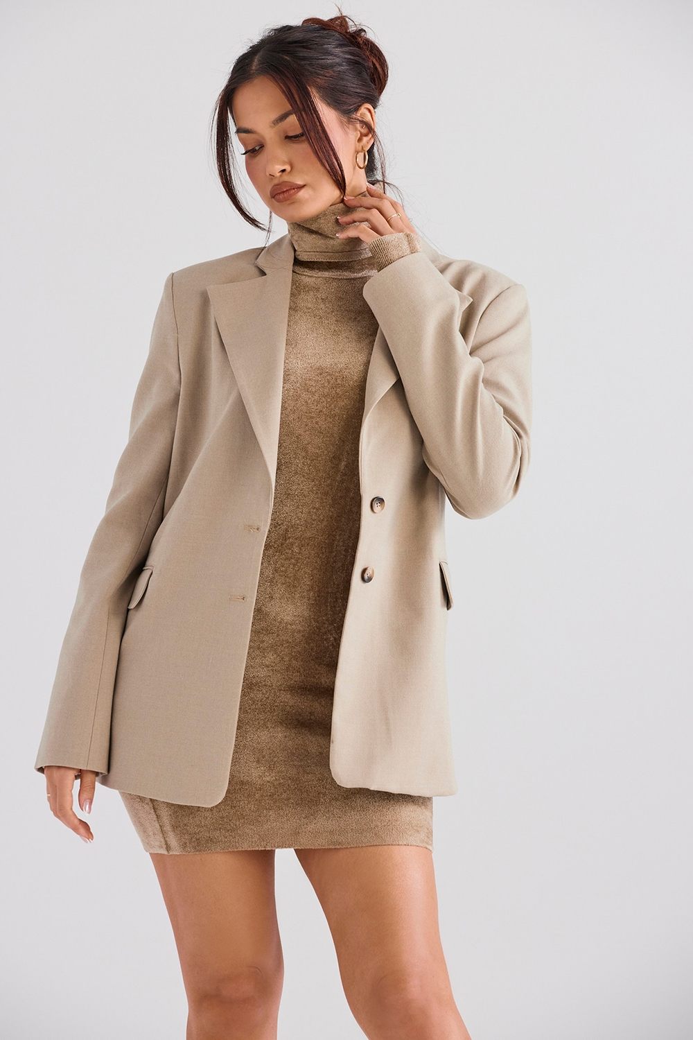 Aline-Mink Oversized Blazer - SALE