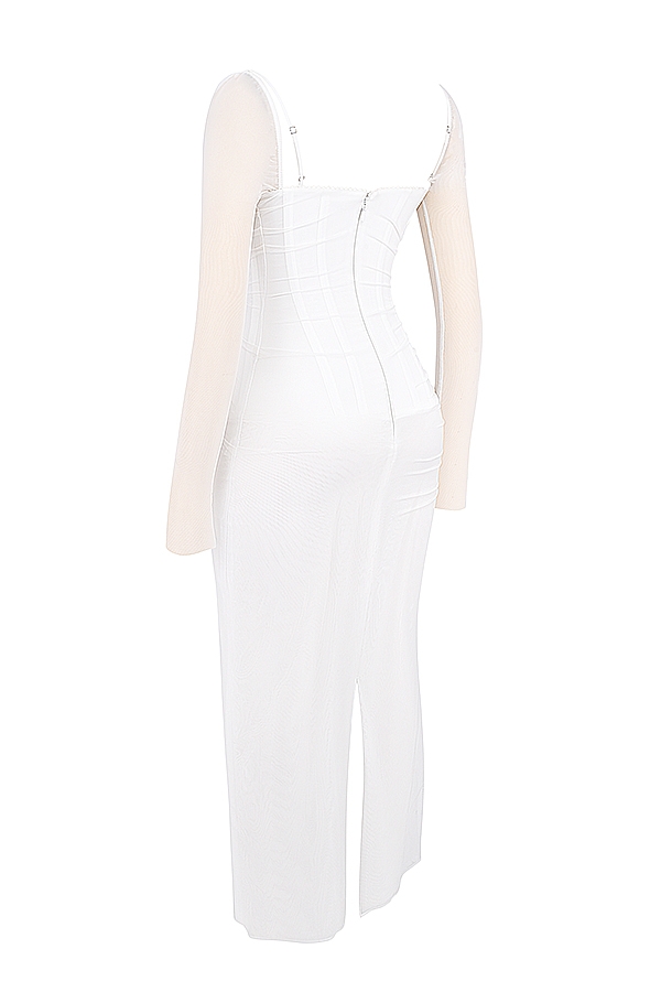 Katarina-White Maxi Dress