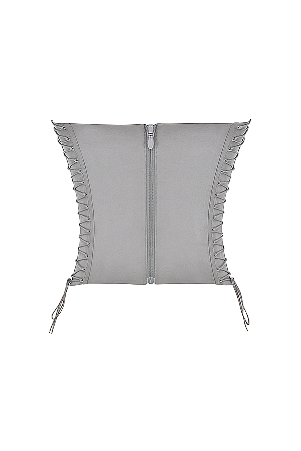 Mirabelle-Smoke Lace Up Corset