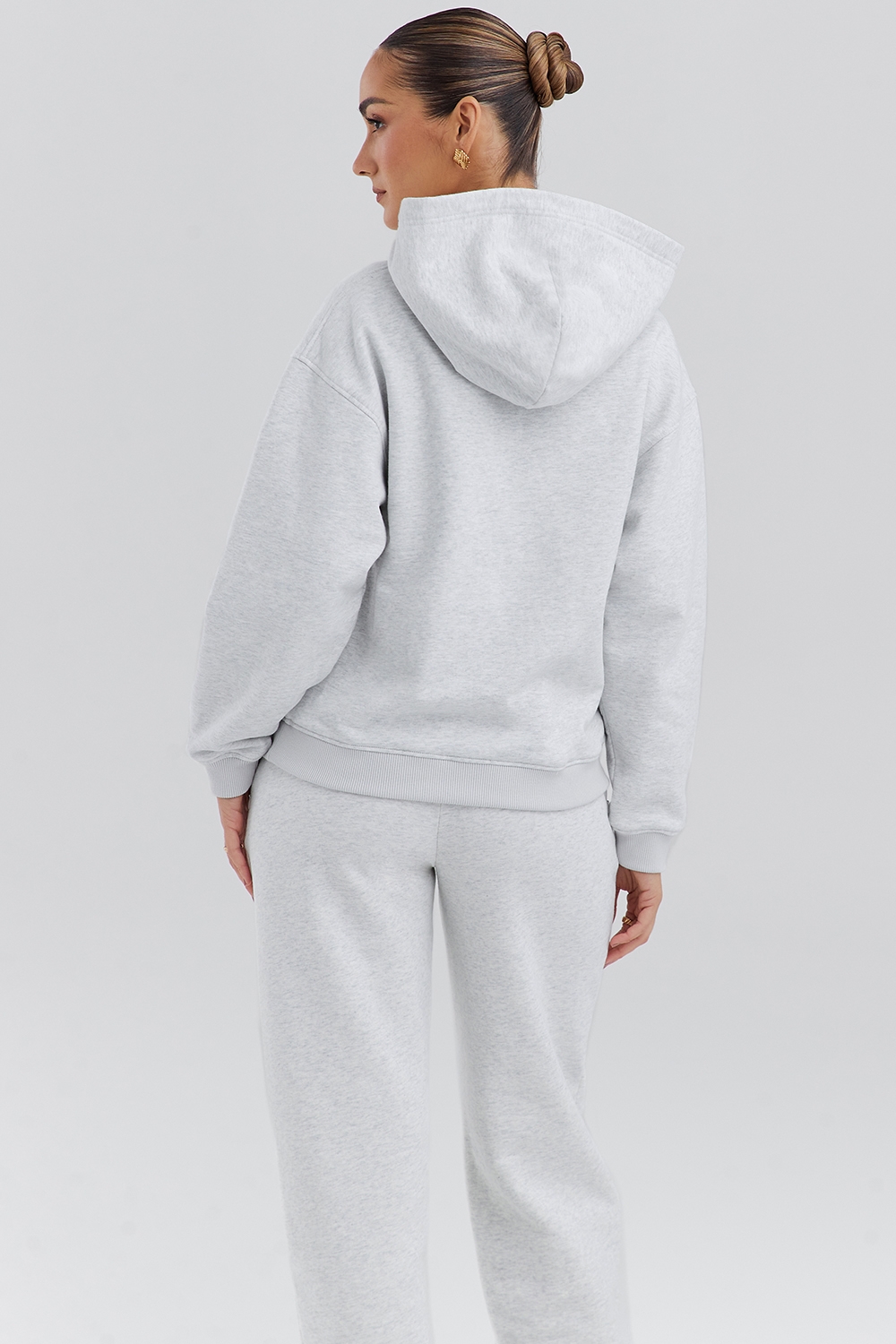 Muse-Light Grey Marl Hoodie