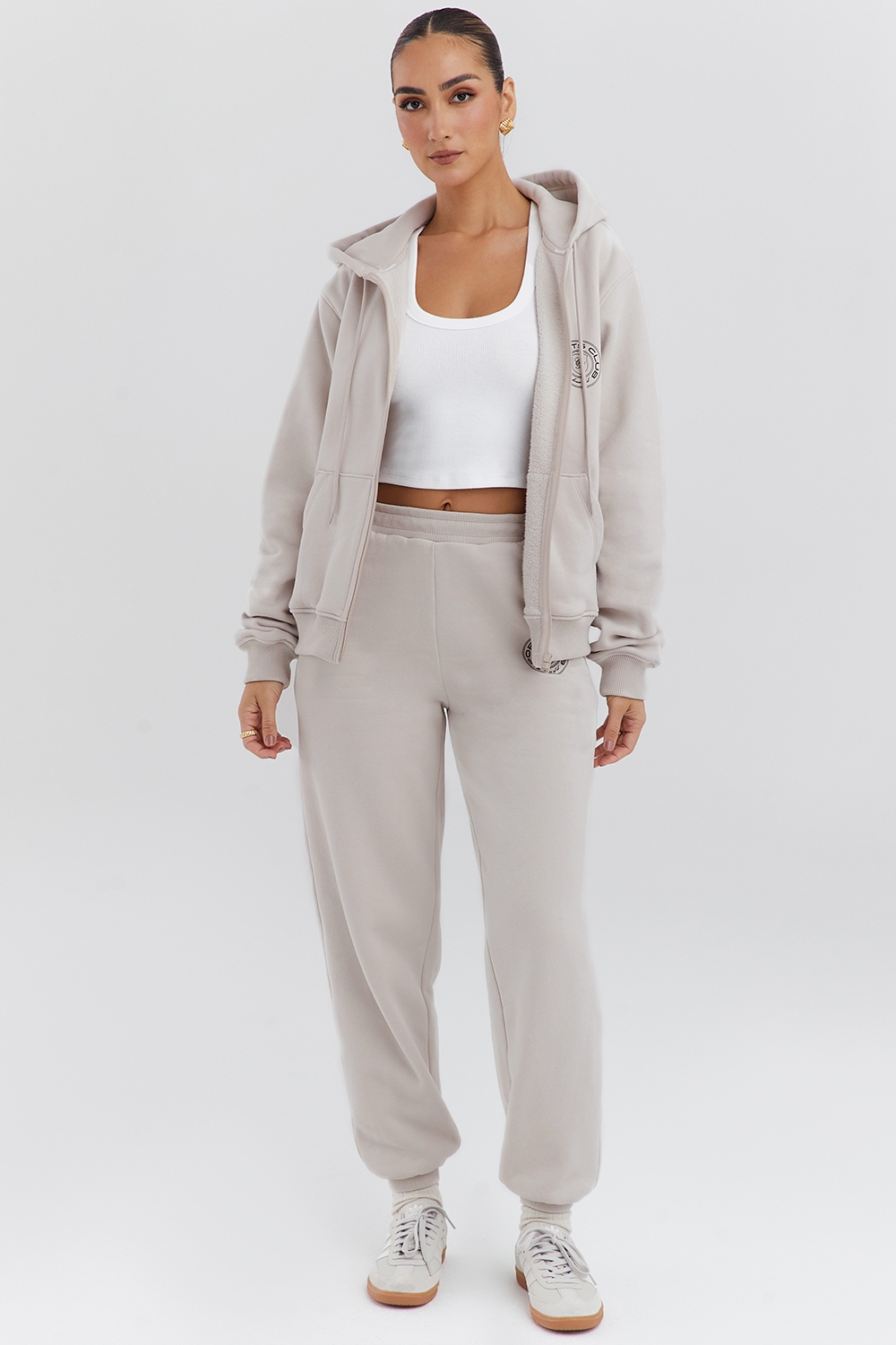 Mirage-Cloud Zip Through Hoodie