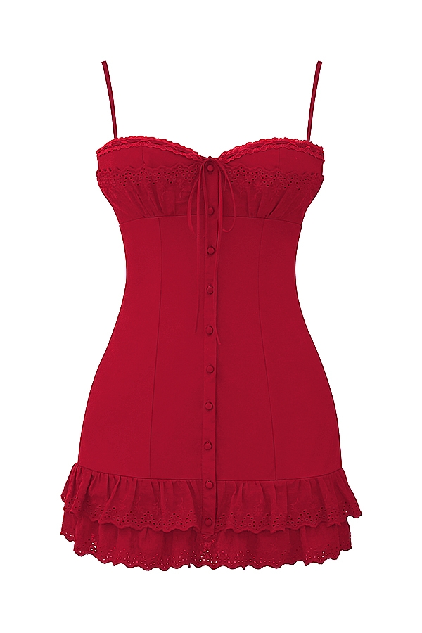 Luci-Cherry Corset Dress