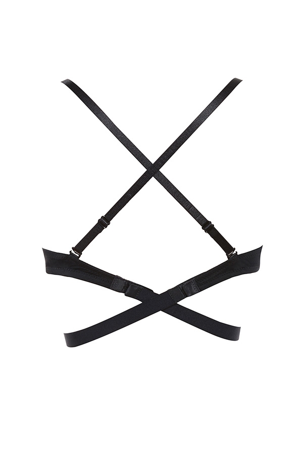 U Bra-Multi Position Adjustable Bra - Black