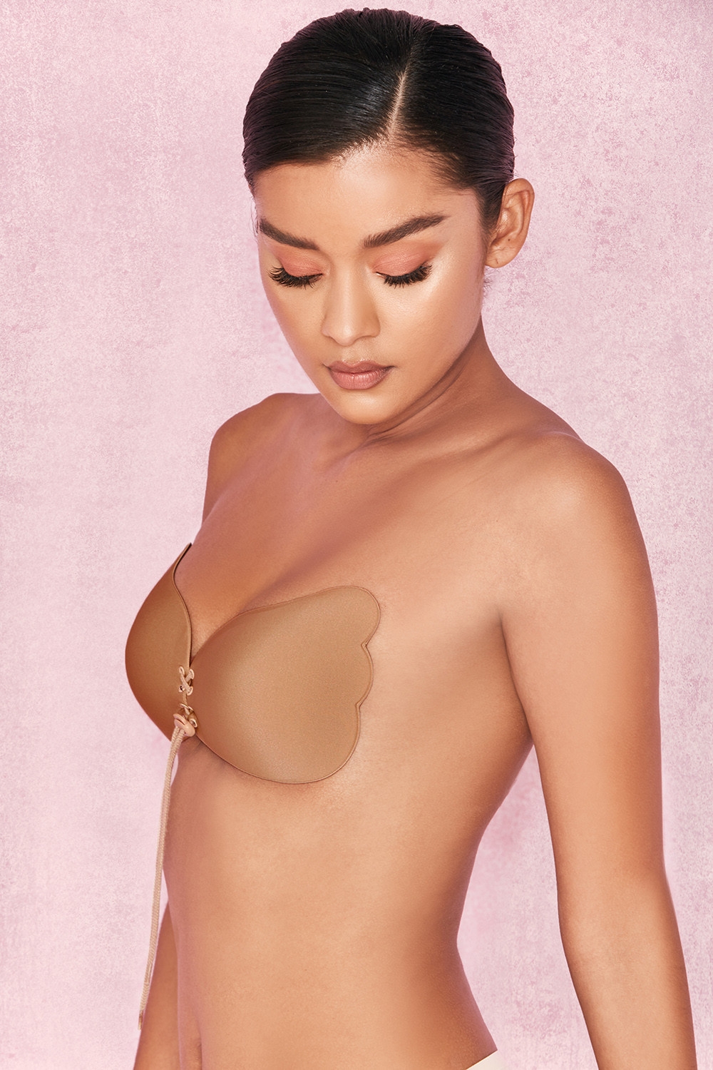 Ultra-Push Up Invisible Bra - Caramel