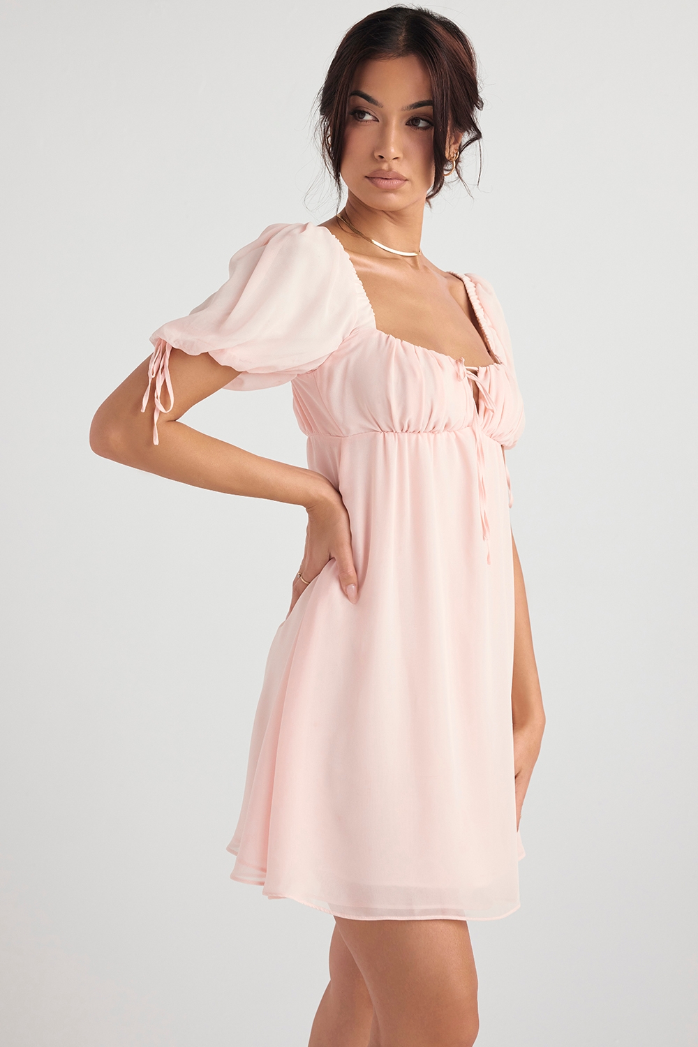 Princess-Pink Quartz Mini Dress - SALE