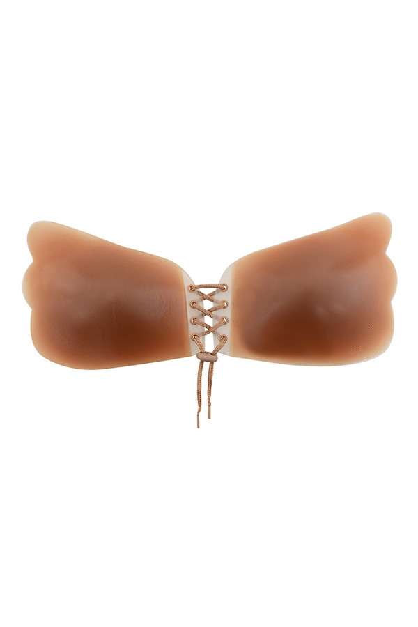 Silicon Push Up Invisible Bra - Caramel
