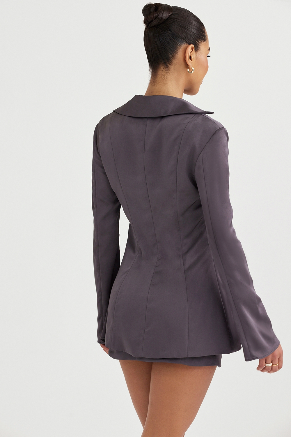 Ailsa-Shadow Tie Front Top