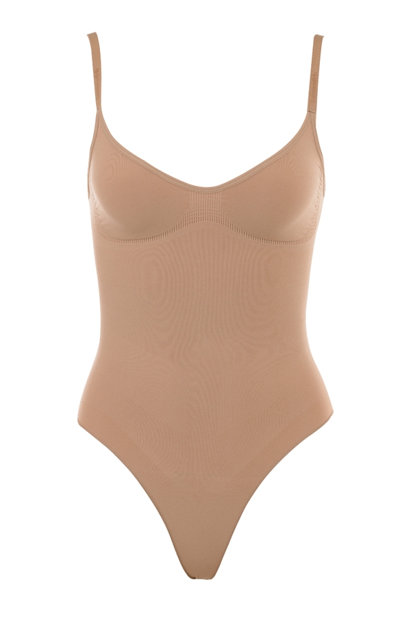 Sculpting Full Brief Bodysuit Cafe Au Lait
