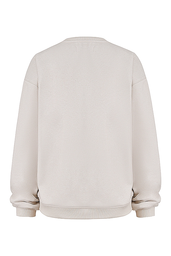 Haze-Cloud Crew Neck Sweatshirt