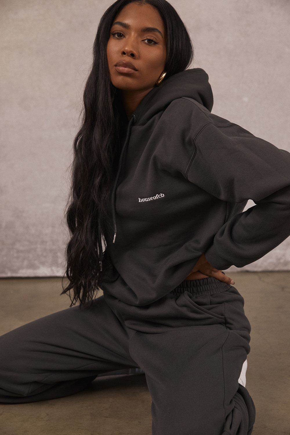 Halo-Charcoal Oversized Hoodie