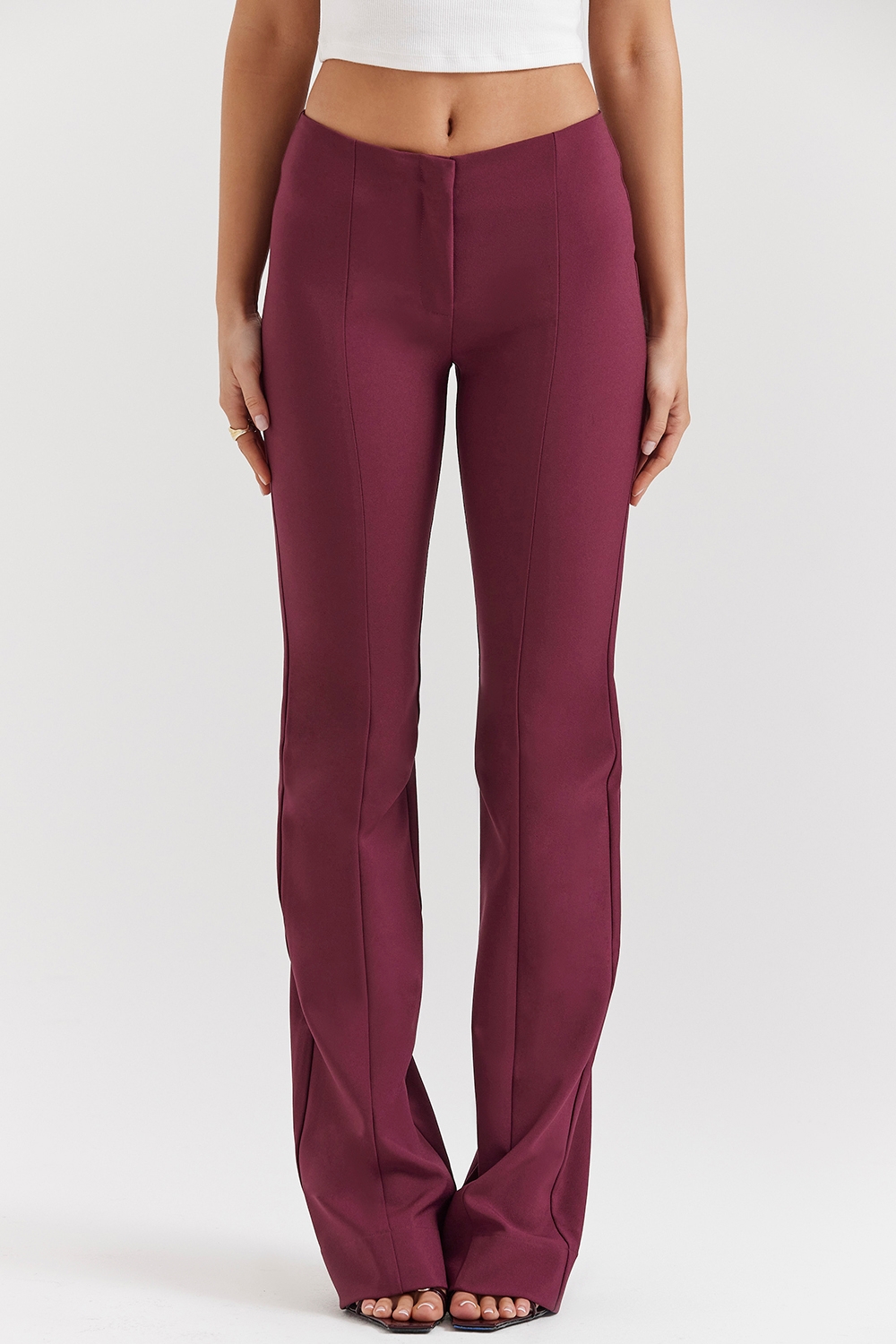 Lillie-Wine Trousers