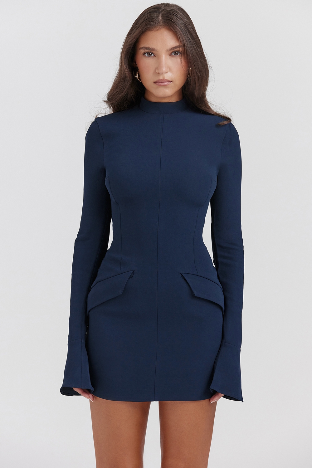 Mahalia-Navy Mini Dress