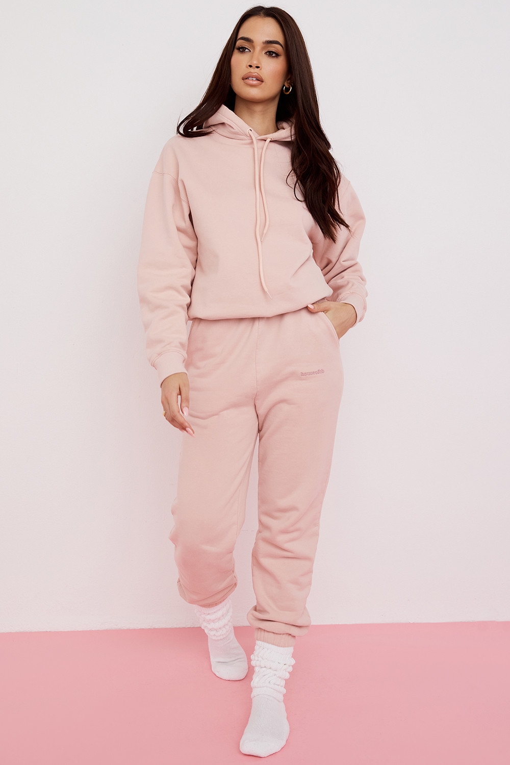 Halo-Blush Oversized Hoodie