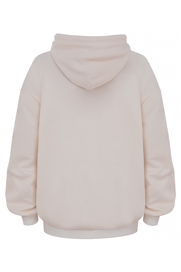 Halo-Off White Oversized Hoodie