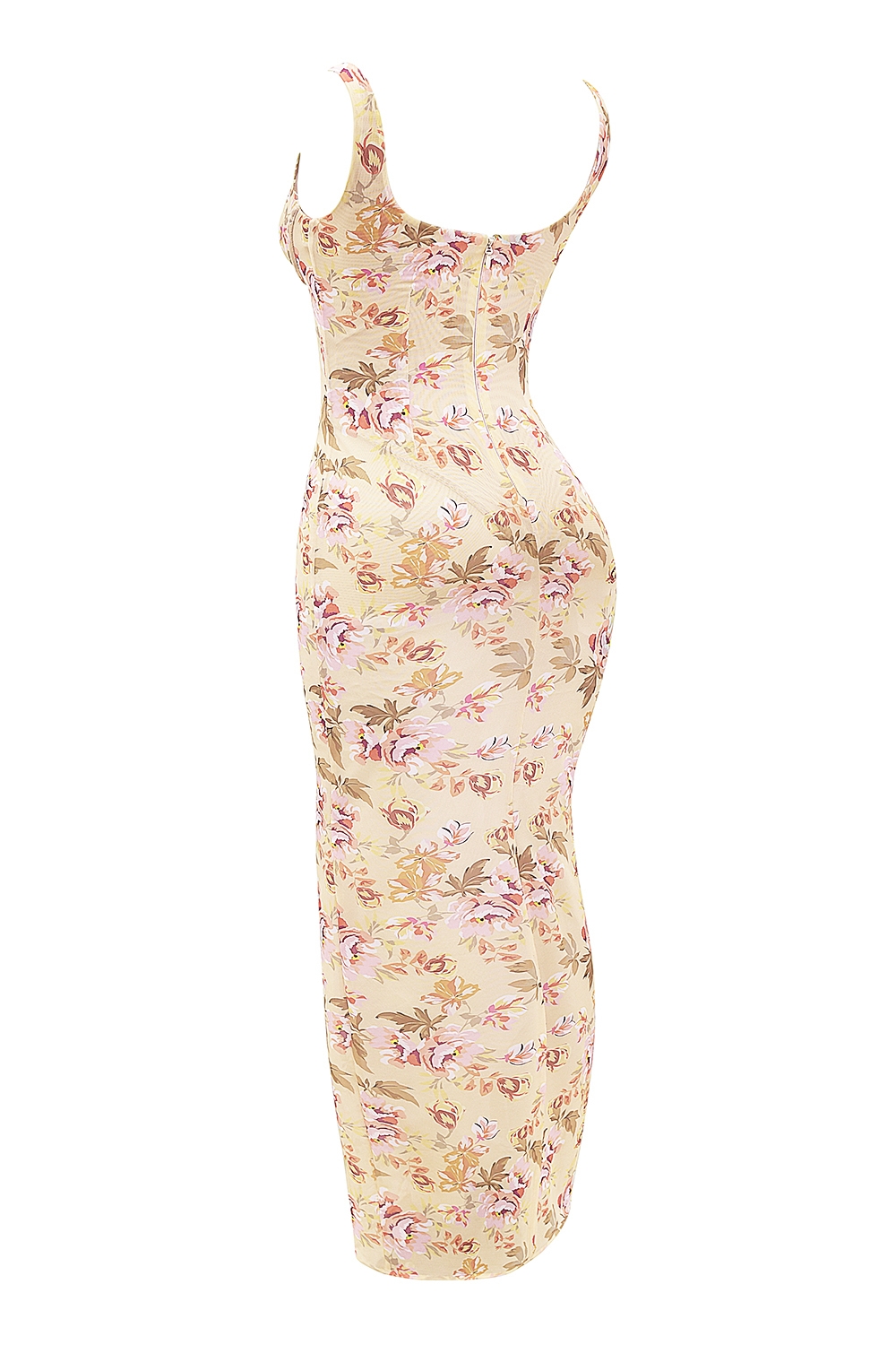 Robina-Honeyflower Print Maxi Dress