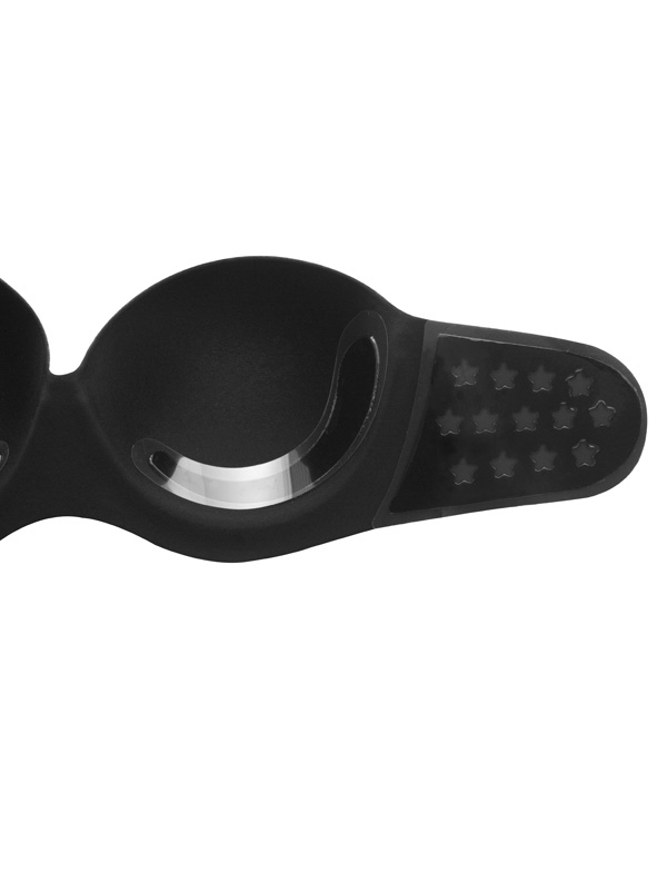 Strapless Backless Moulded Sticky Bra - Black