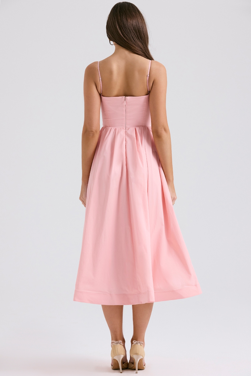 Lolita-Rose Pink Cotton Corset Sundress