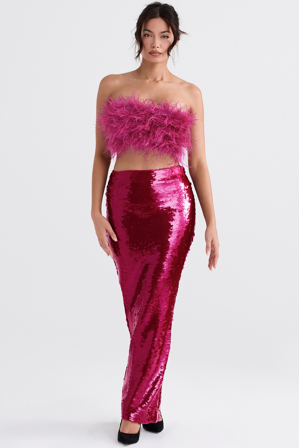 Alexis-Hot Pint Sequin Maxi Skirt