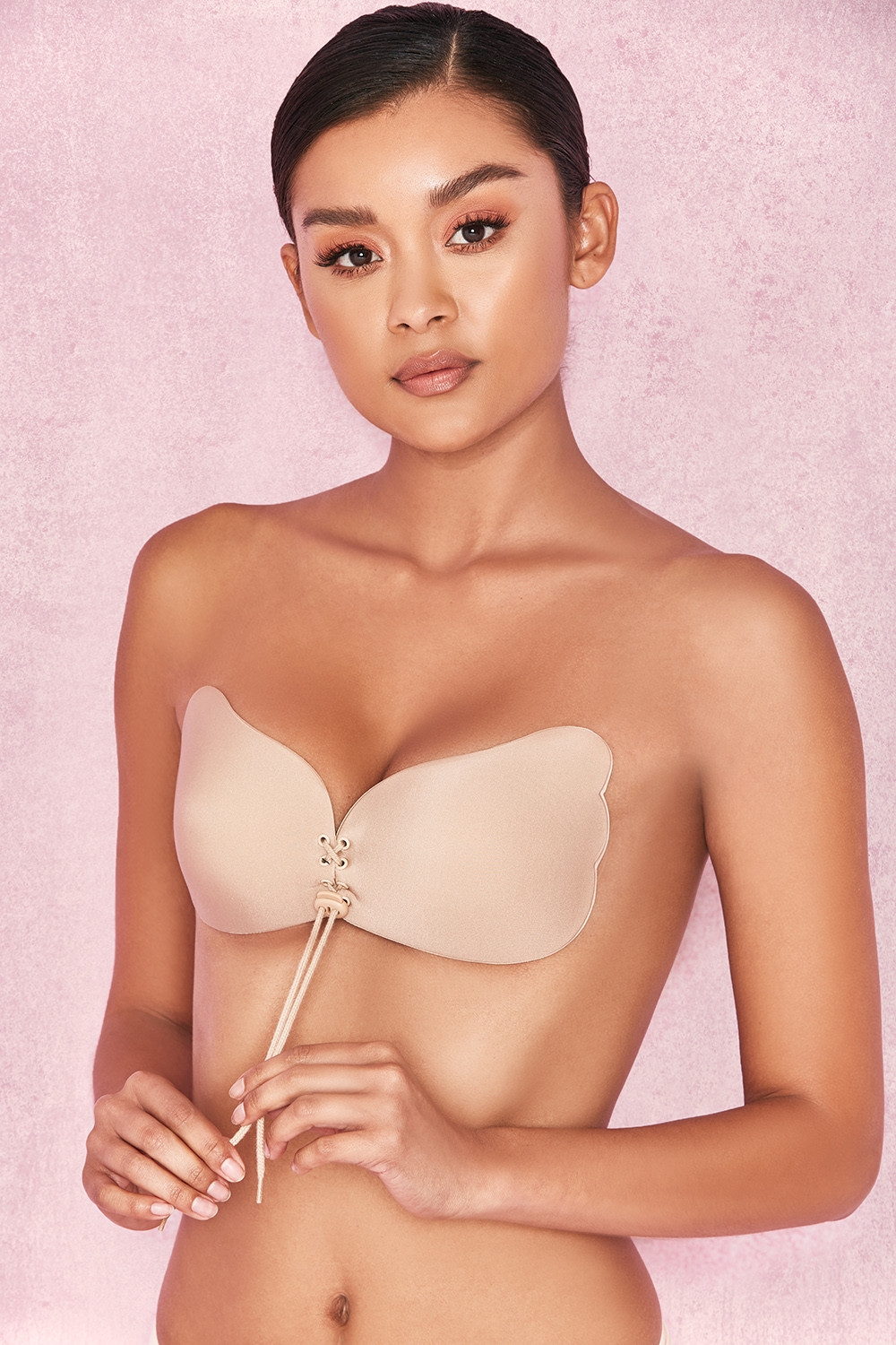 Ultra-Push Up Invisible Bra - Beige
