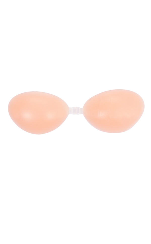 Silicon Front-Fastening Invisible Bra - Beige