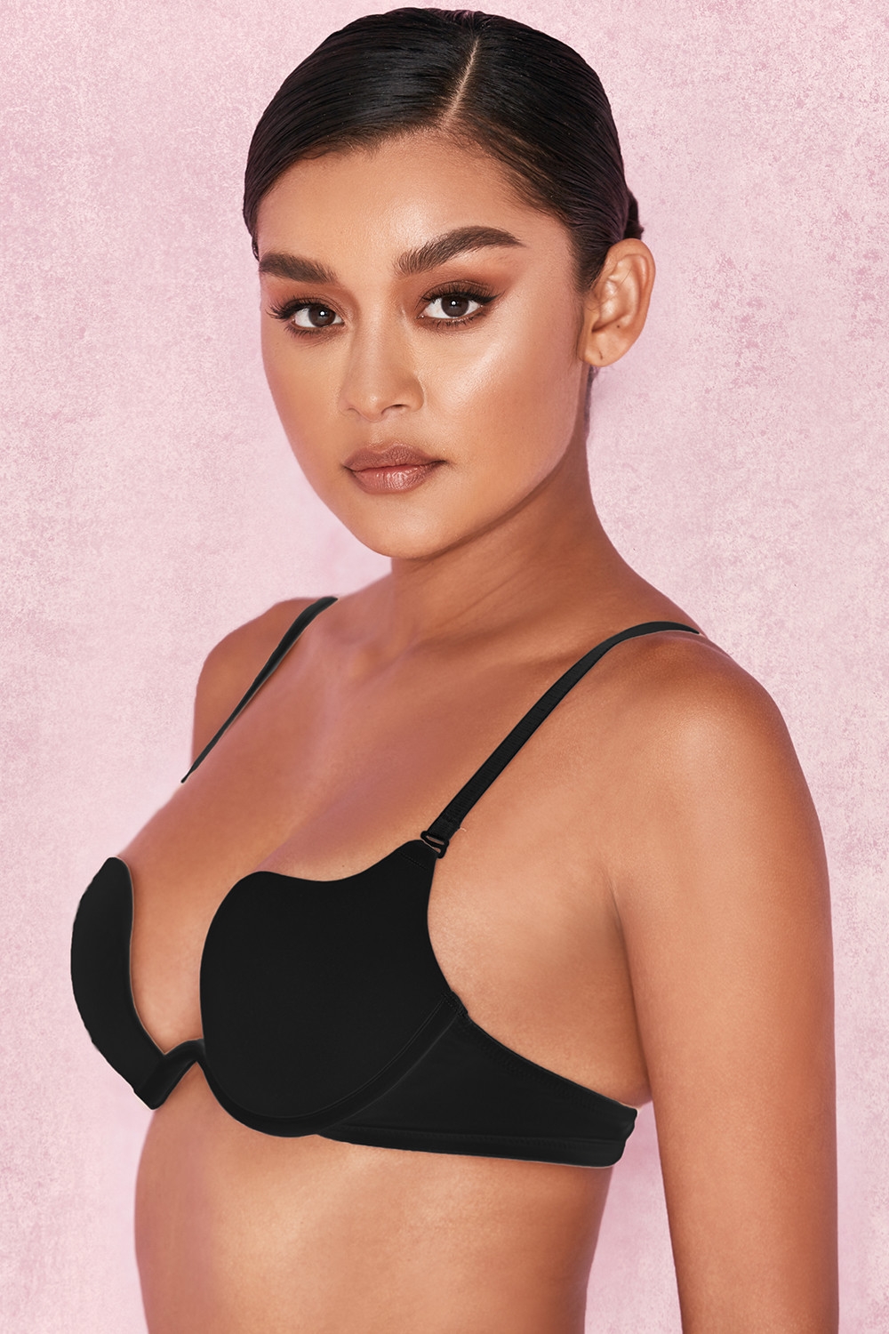 U Bra-Multi Position Adjustable Bra - Black