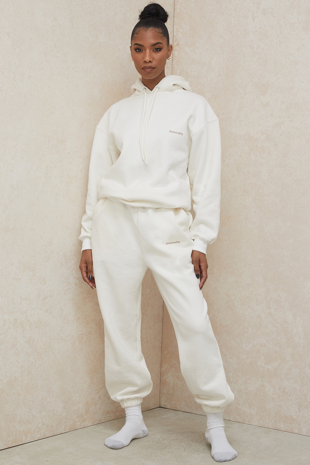 Halo-Off White Oversized Hoodie