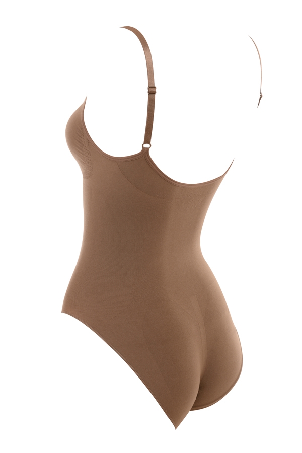 Sculpting Full Brief Bodysuit Mocha