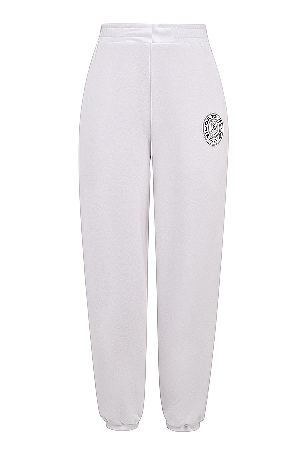 Coast-White Fleece Back Jogging Trousers
