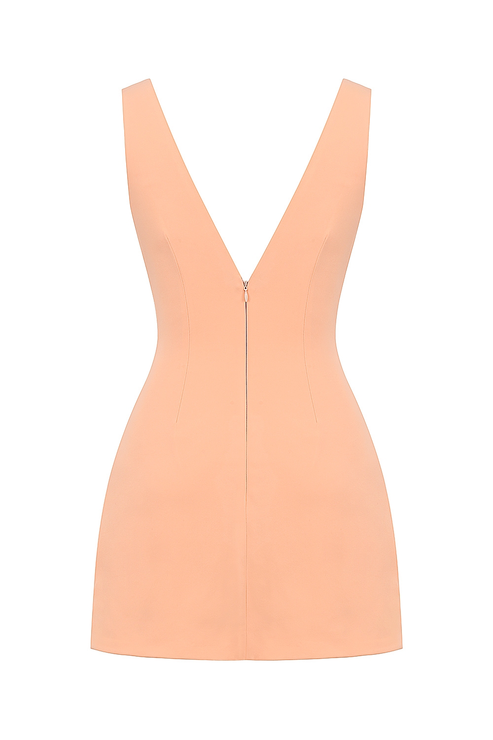 Olympia-Sorbet Plunge Mini Dress
