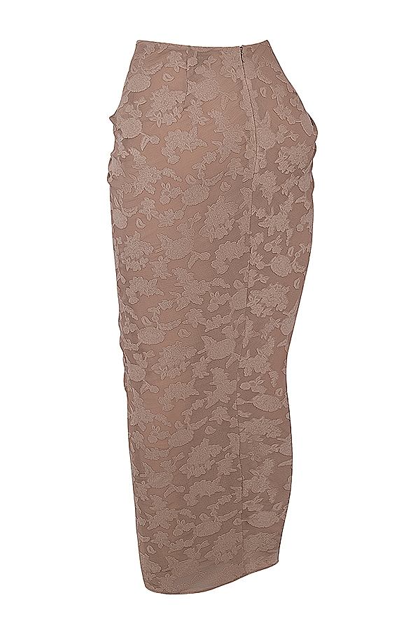 Vesper-Mushroom Maxi Skirt