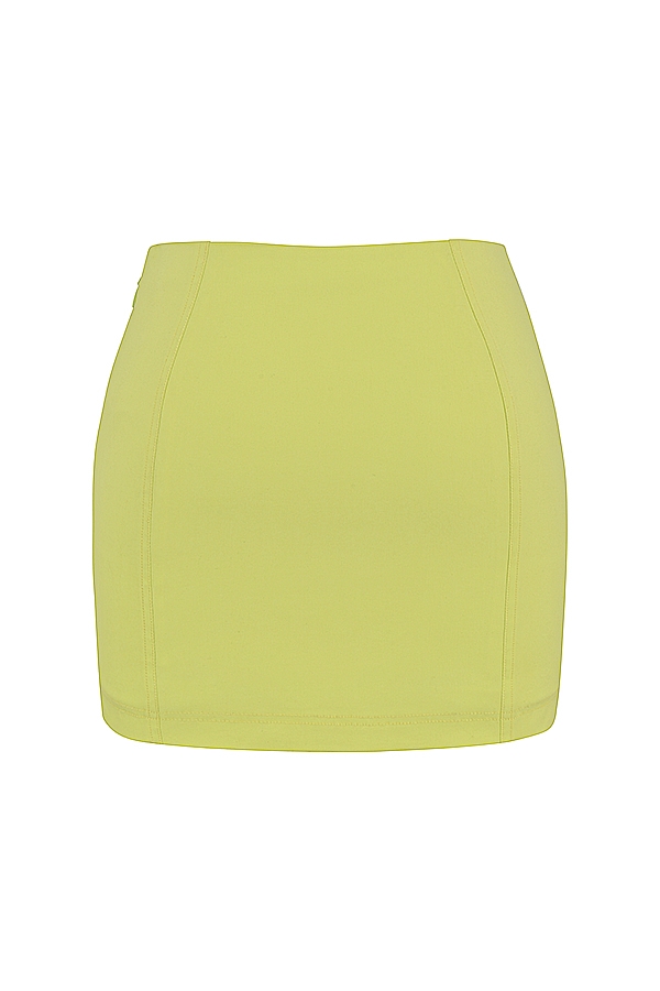Nisha-Neon Sculpting Mini Skirt