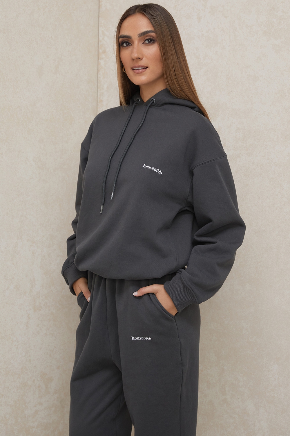 Halo-Charcoal Oversized Hoodie