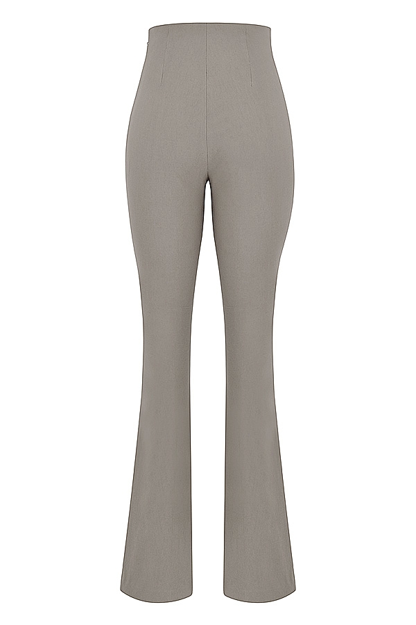 Laurel-Smoke High Waisted Trousers