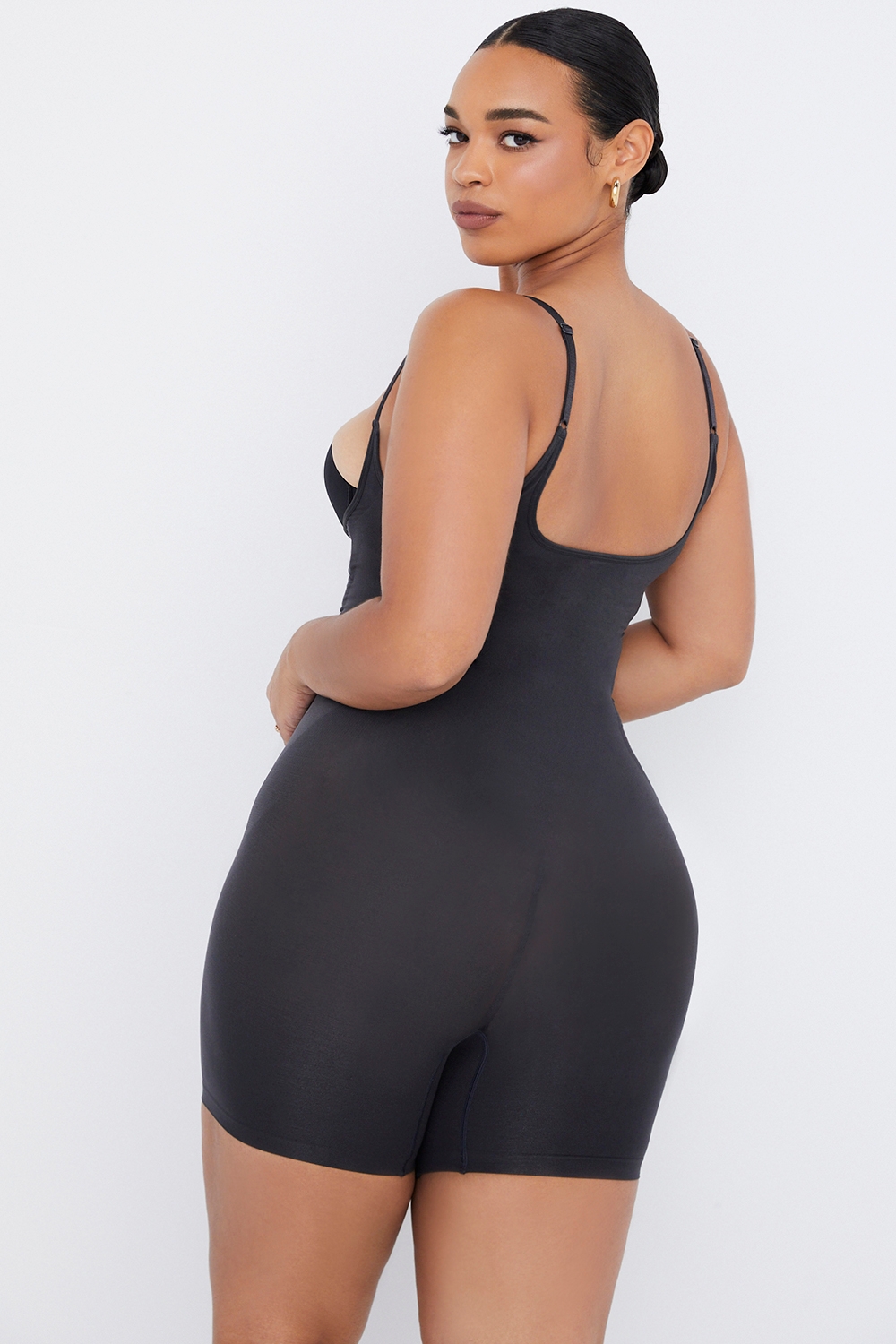 Mid Thigh Sculpting Bodysuit Ink