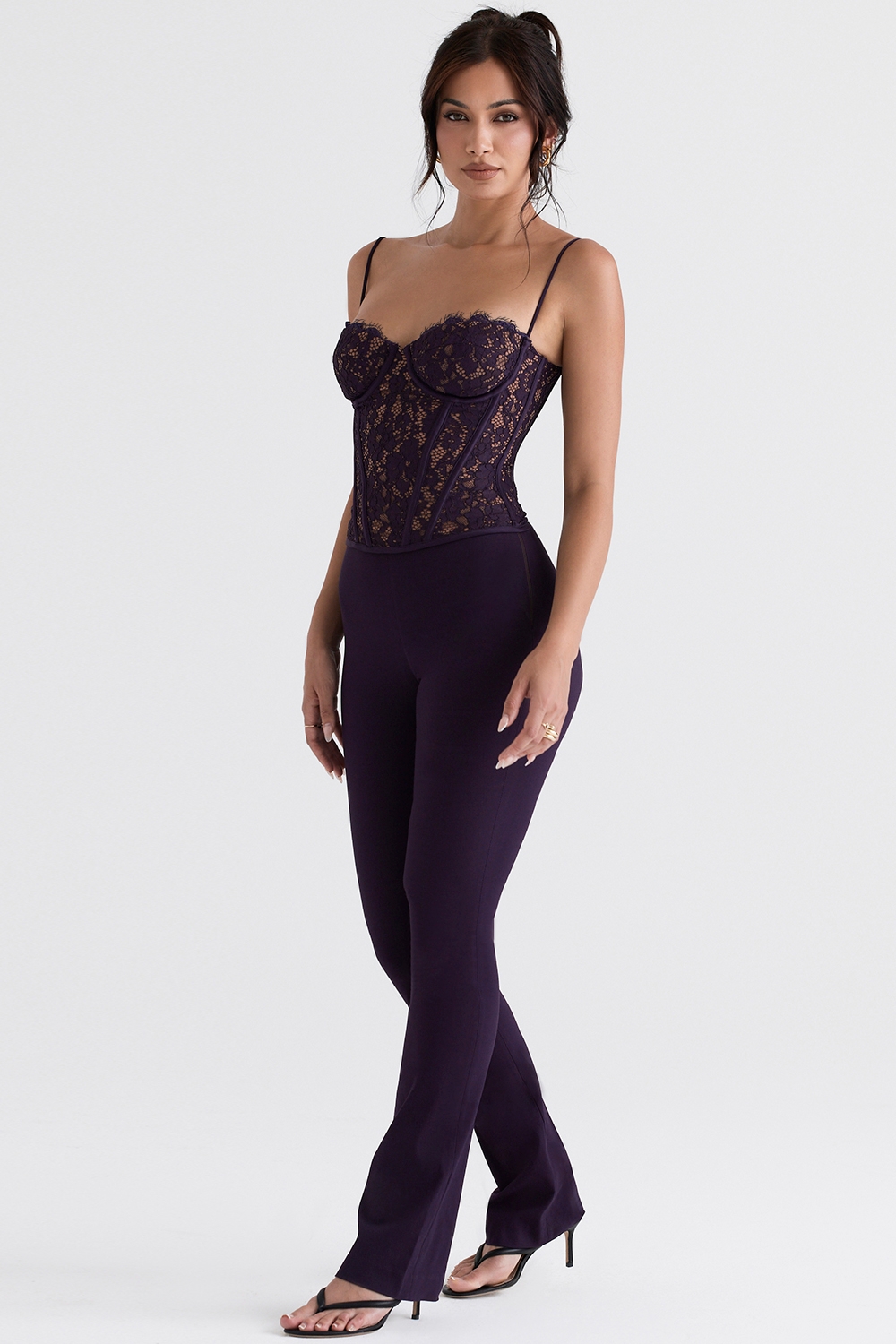 Laurel-Night Shade High Waisted Trousers