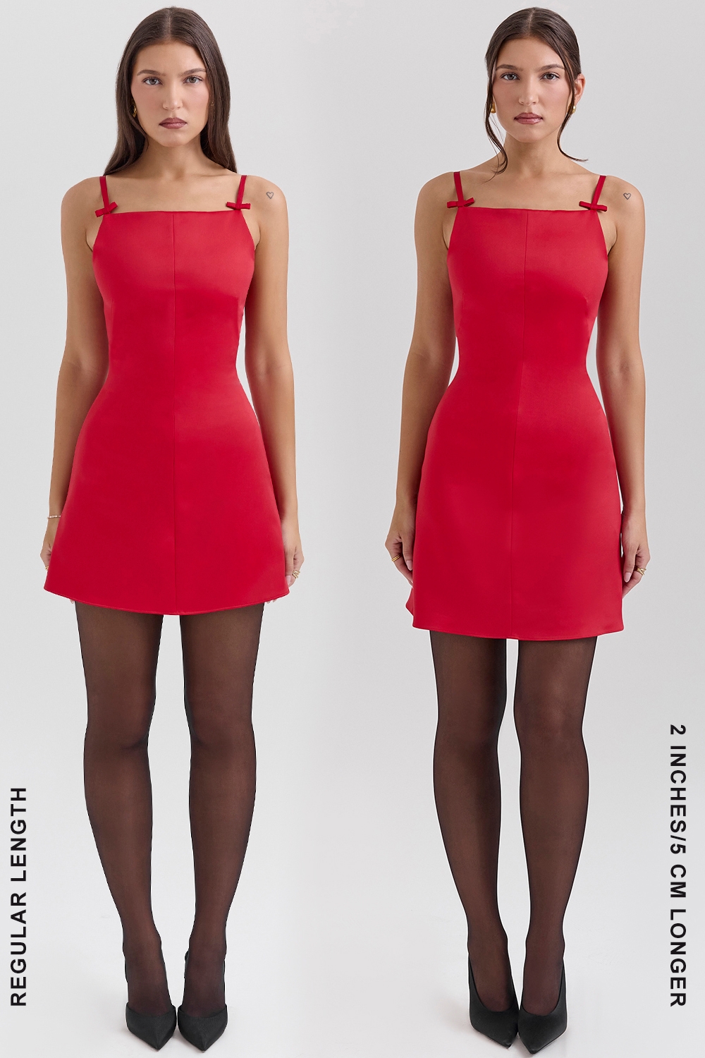 Dainty-Scarlet Square Neck A-Line Mini Dress - SALE
