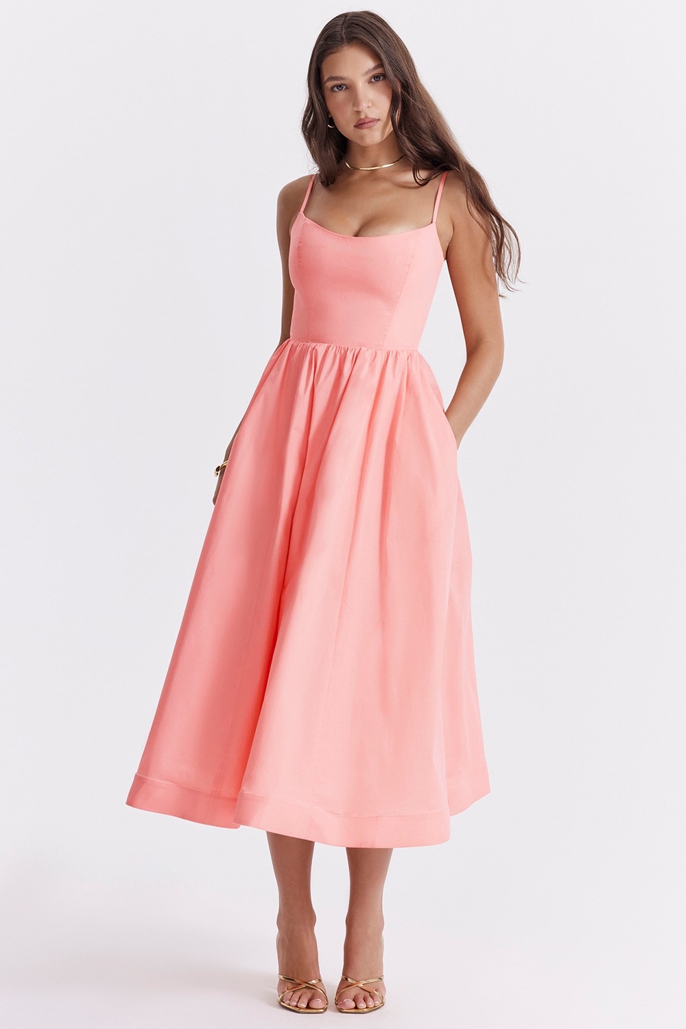 Lolita-Apricot Corset Sundress