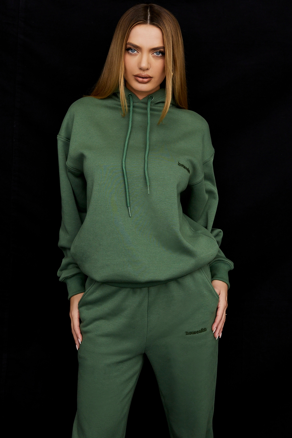 Halo-Moss Oversized Hoodie