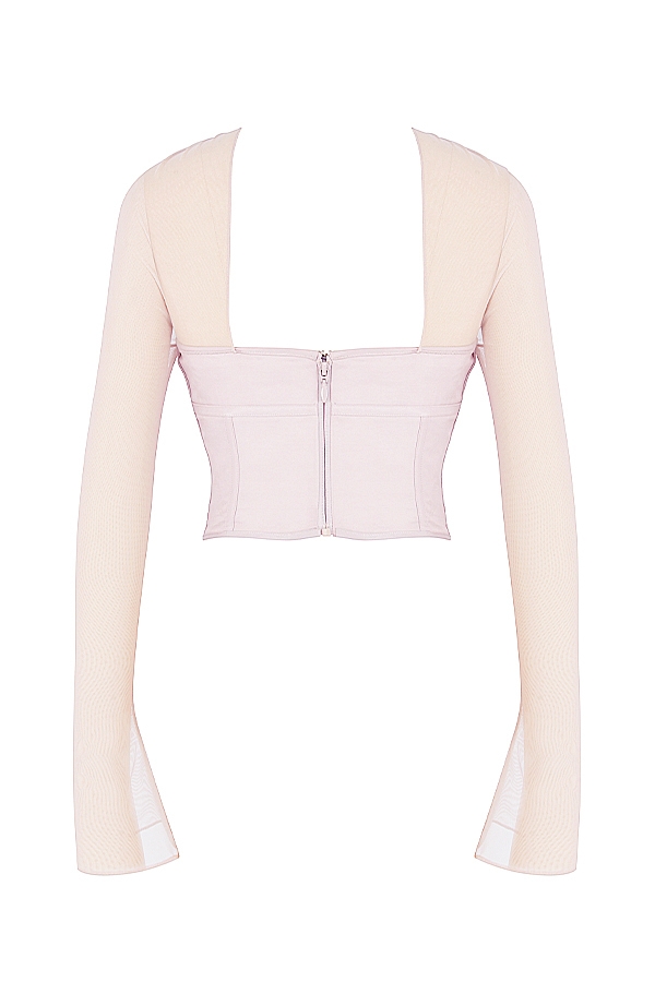 Mina-Crystal Structured Corset